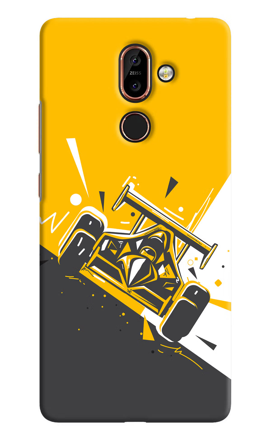 Track King Nokia 7 Plus Back Cover, Hard case