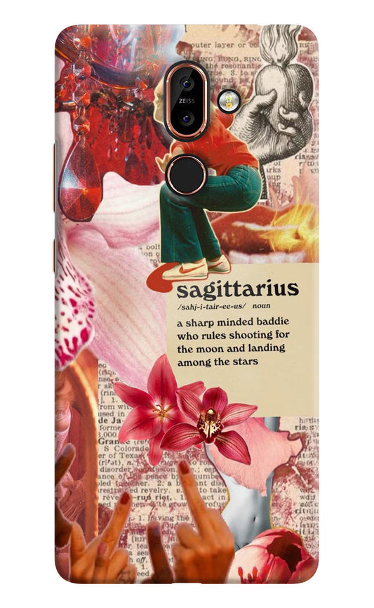 Sagittarius Zodiac Nokia 7 Plus Hard Case Back Cover by Casekaro