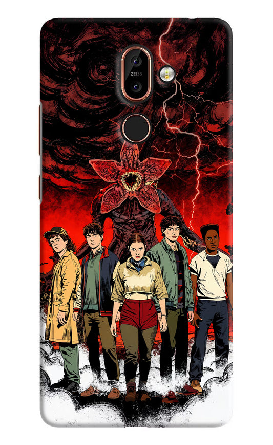 Ordinary Things Characters Nokia 7 Plus Hard Case Back Cover by Casekaro