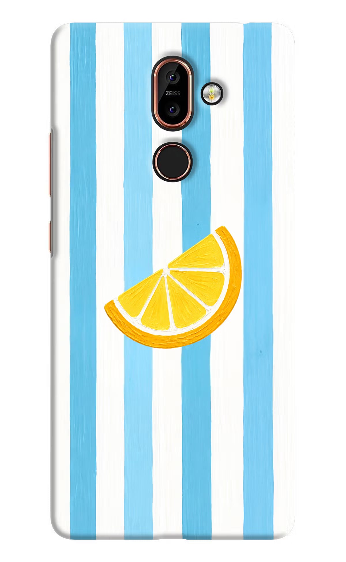 Summer Lemon Nokia 7 Plus Hard Case Back Cover by Casekaro