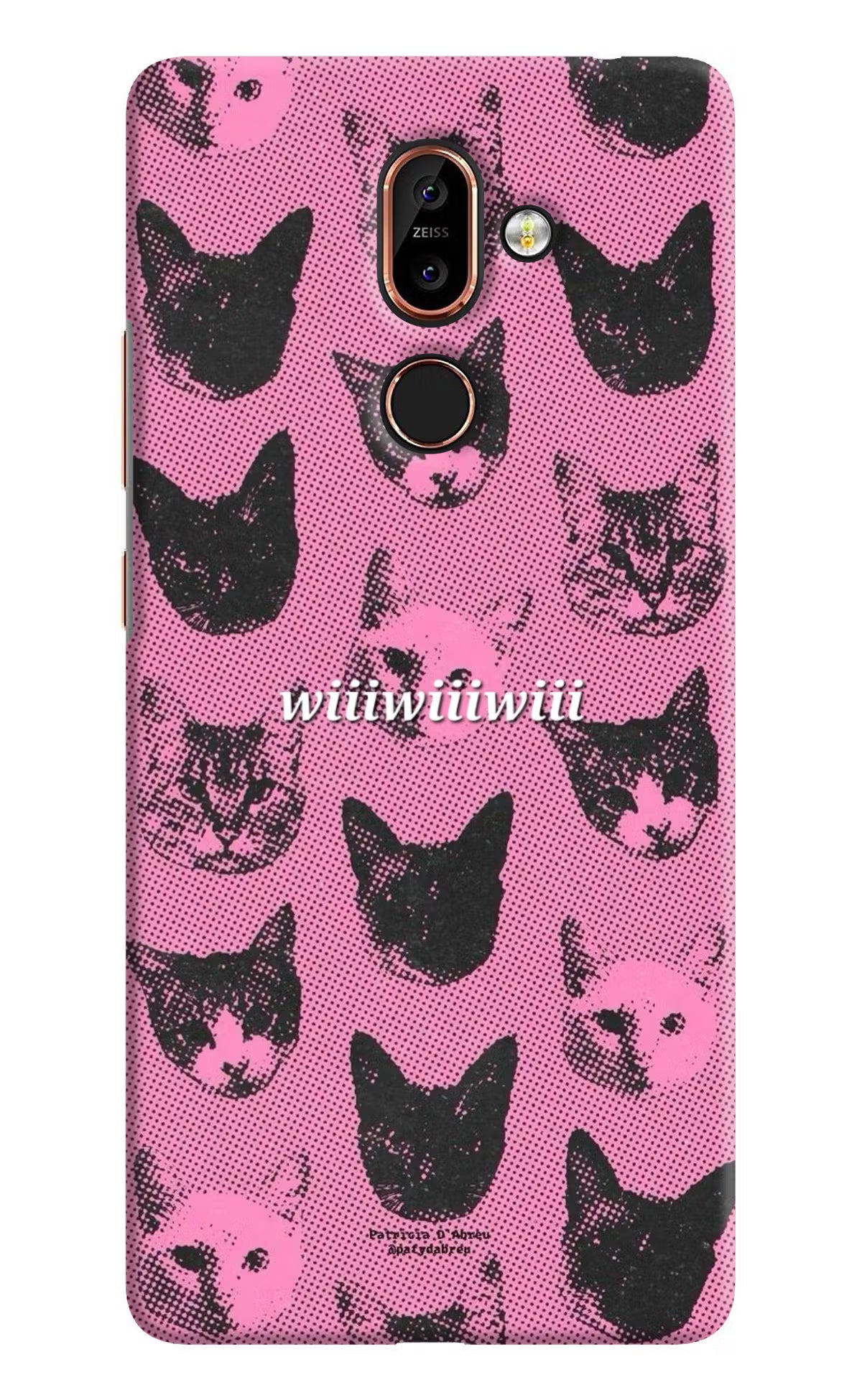 Pink Cats Nokia 7 Plus Back Cover