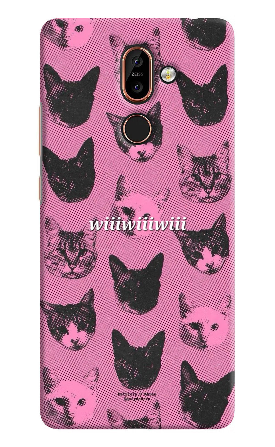 Pink Cats Nokia 7 Plus Back Cover, Hard case