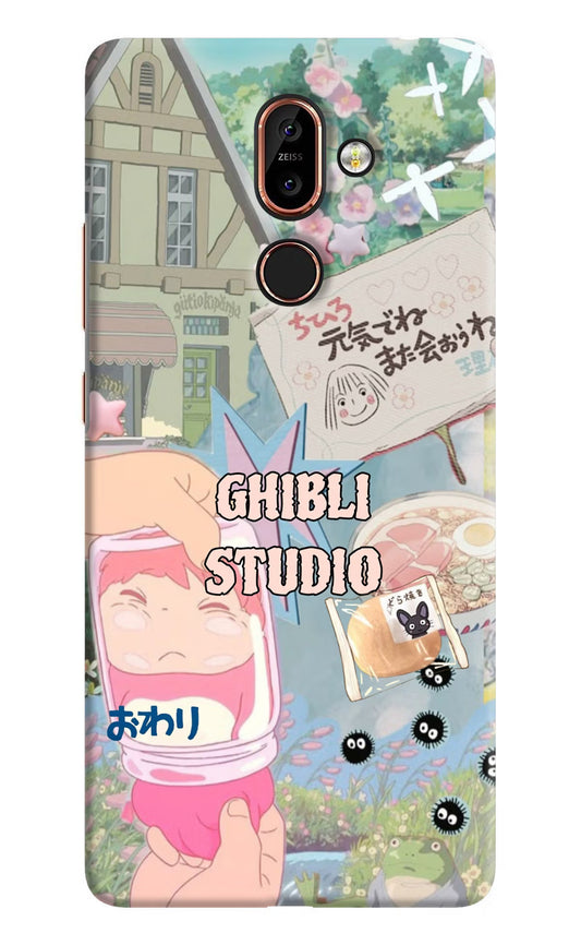 Studio Ghibli Nokia 7 Plus Hard Case Back Cover by Casekaro