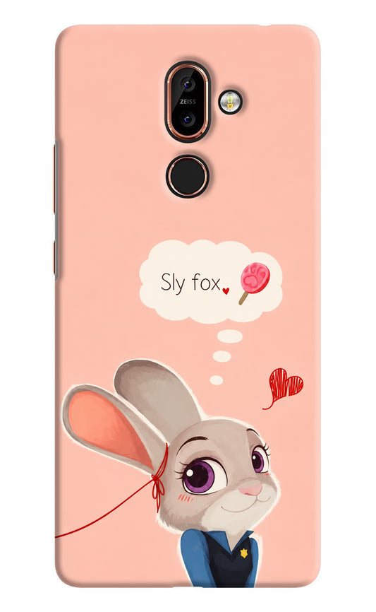 Judy Charm Nokia 7 Plus Hard Case Back Cover by Casekaro