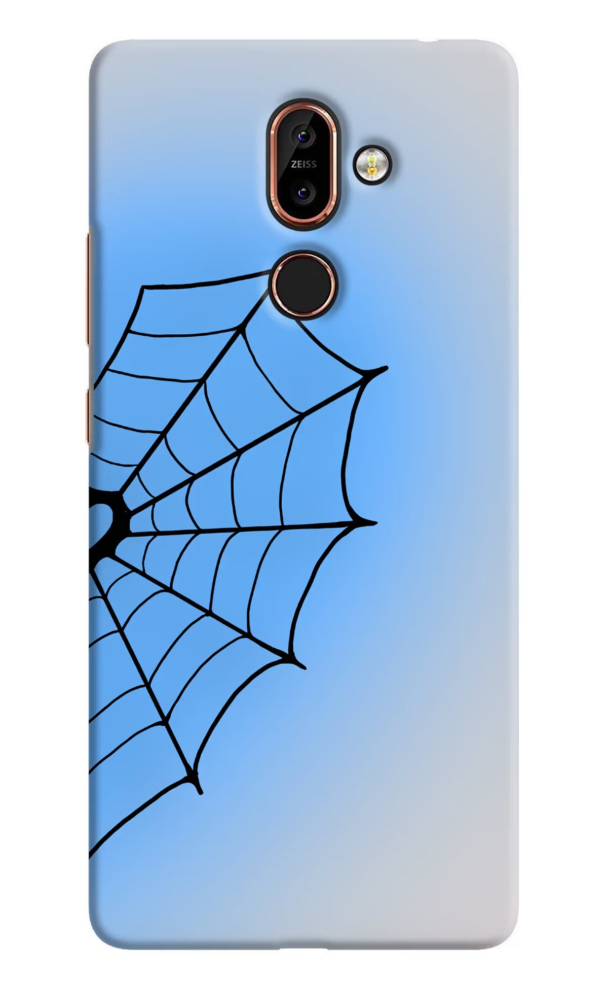 Blue Web Nokia 7 Plus Back Cover