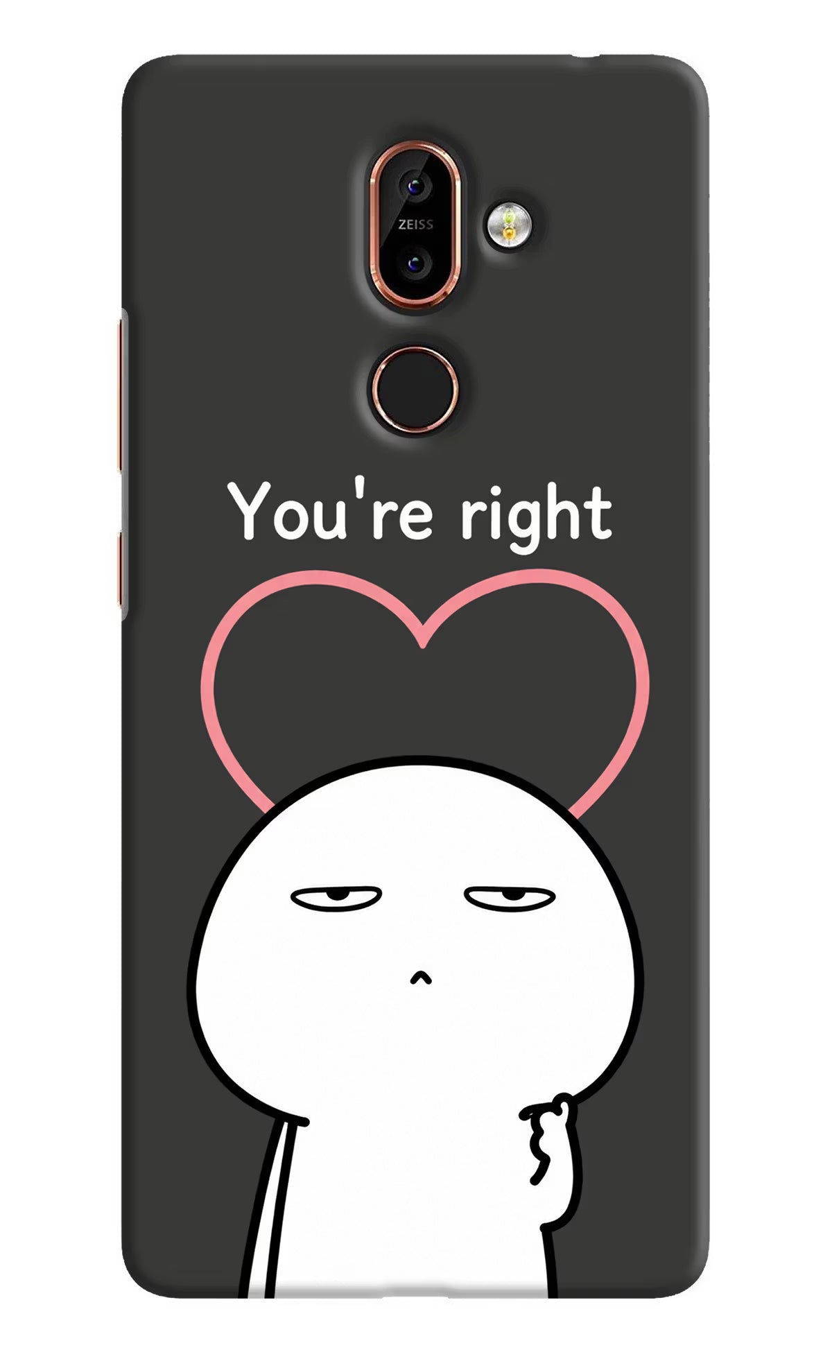You're Right Nokia 7 Plus Back Cover