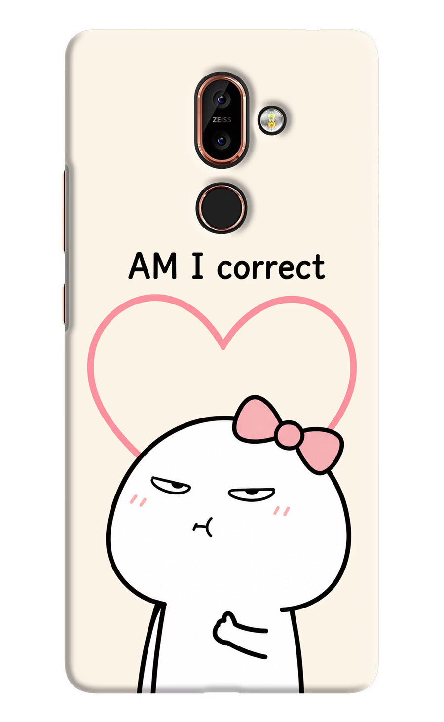Always Right Nokia 7 Plus Back Cover, Hard case