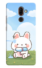 Bunny Treat Nokia 7 Plus Hard Case Back Cover by Casekaro