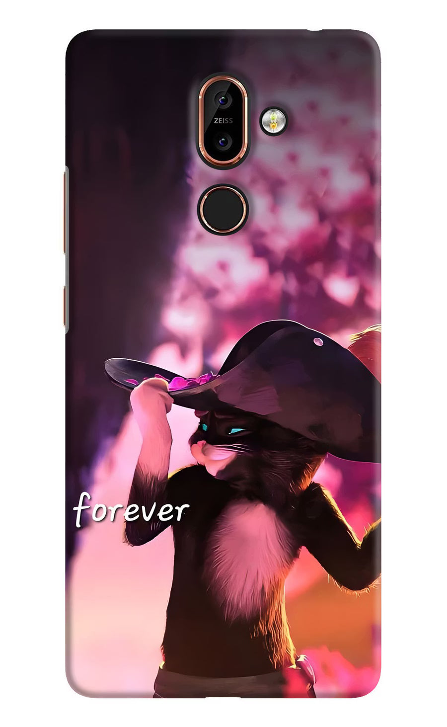 Forever Cat Nokia 7 Plus Back Cover, Hard case