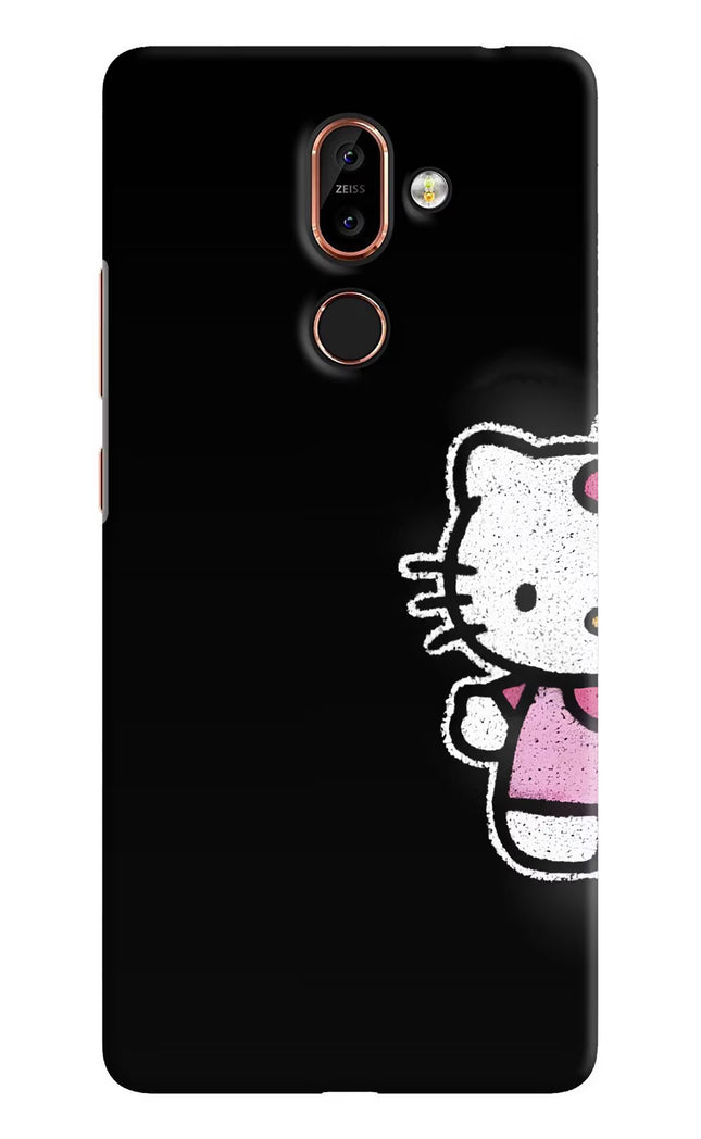Kitty Charm Nokia 7 Plus Hard Case Back Cover by Casekaro