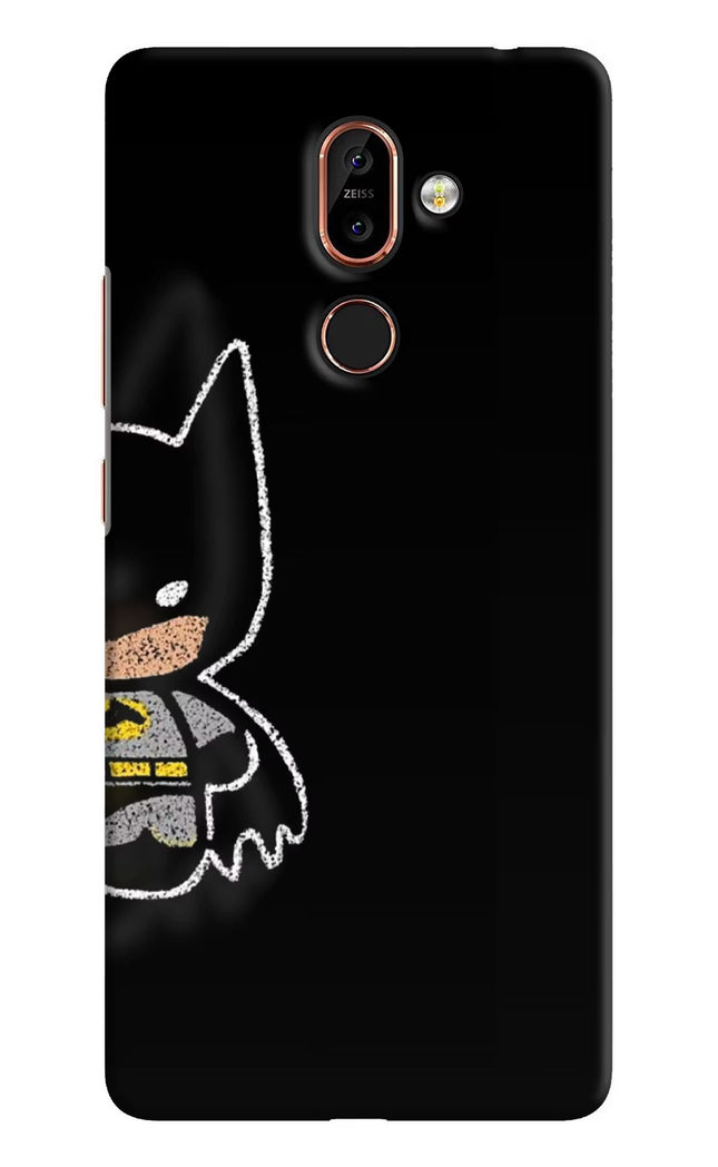Bat Kitty Nokia 7 Plus Hard Case Back Cover by Casekaro