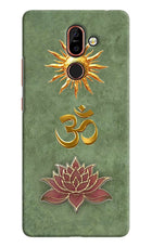 Om & Lotus Nokia 7 Plus Back Cover