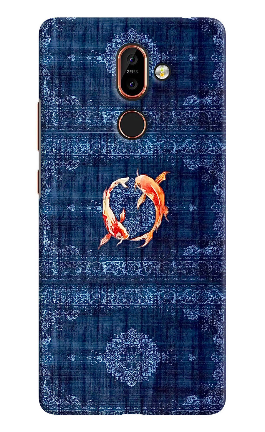 Koi Blue Nokia 7 Plus Back Cover, Hard case