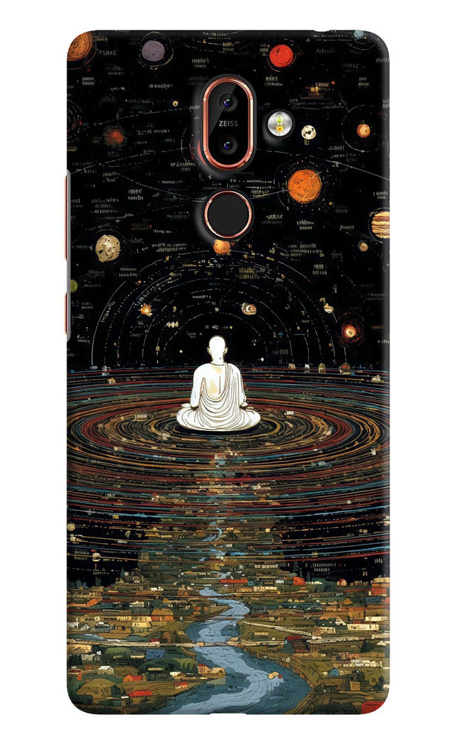 Space Monk Nokia 7 Plus Hard Case Back Cover by Casekaro