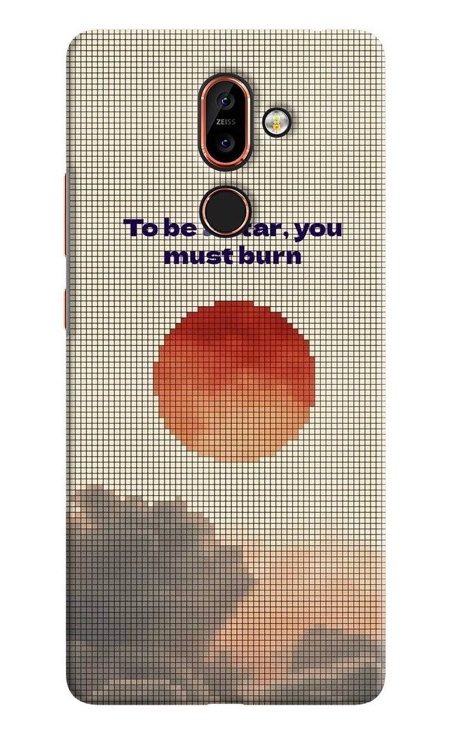 Pixel Sun Nokia 7 Plus Hard Case Back Cover by Casekaro