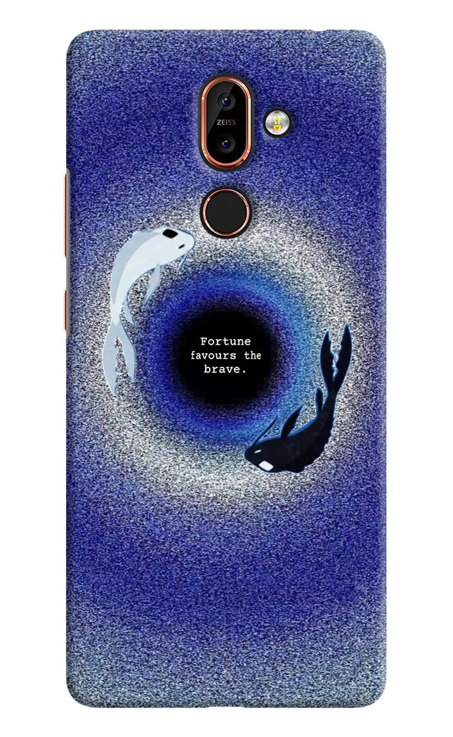 Dark Koi Nokia 7 Plus Hard Case Back Cover by Casekaro