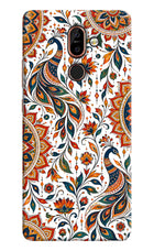 White Mayura Nokia 7 Plus Back Cover