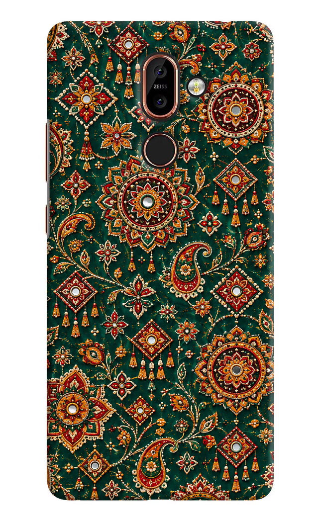 Green Pataka Nokia 7 Plus Hard Case Back Cover by Casekaro