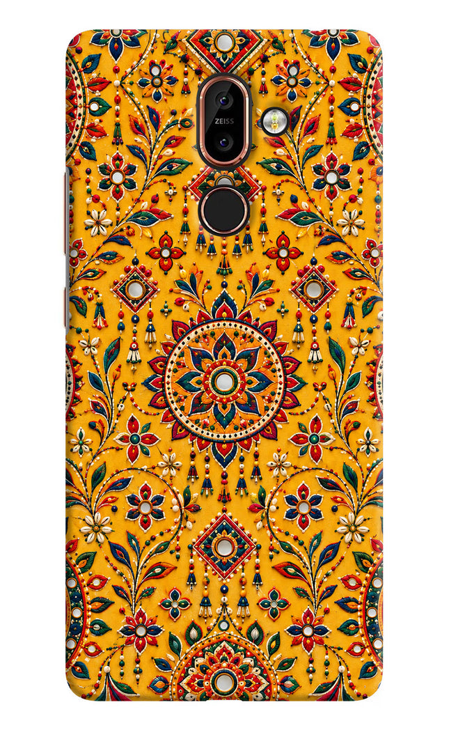 Sunlit Aura Nokia 7 Plus Hard Case Back Cover by Casekaro