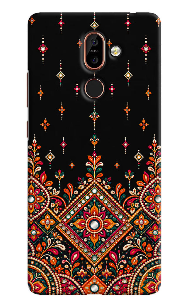 Noir Mehfil Nokia 7 Plus Hard Case Back Cover by Casekaro