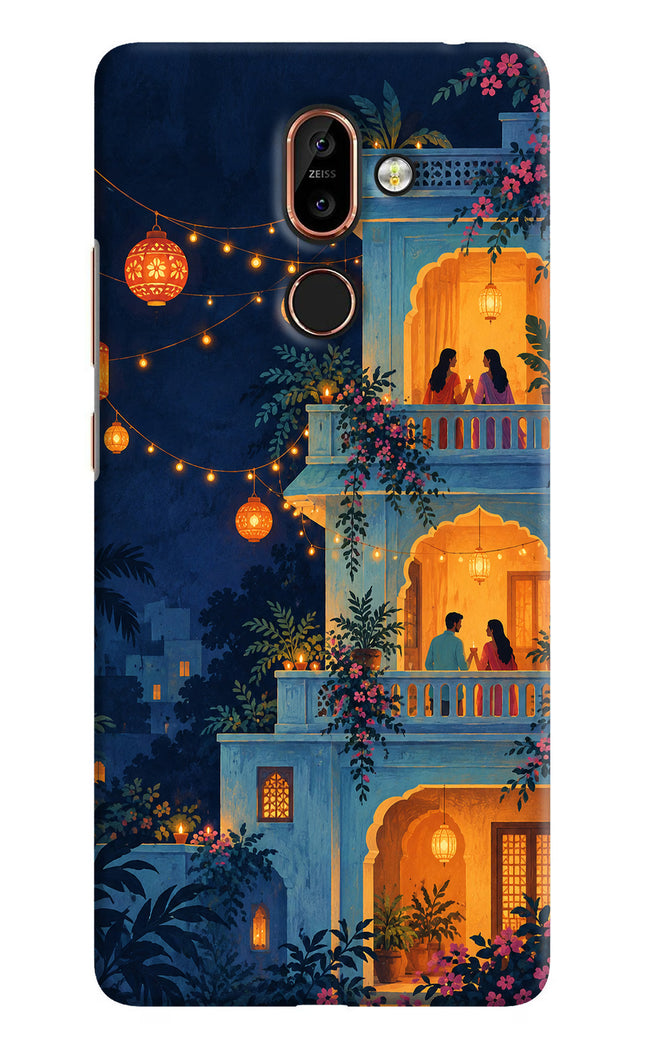 Balcony Glow Nokia 7 Plus Back Cover