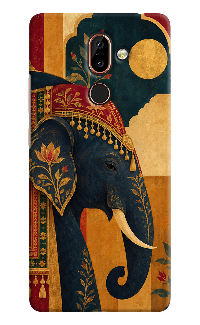Royal Elephant Nokia 7 Plus Back Cover