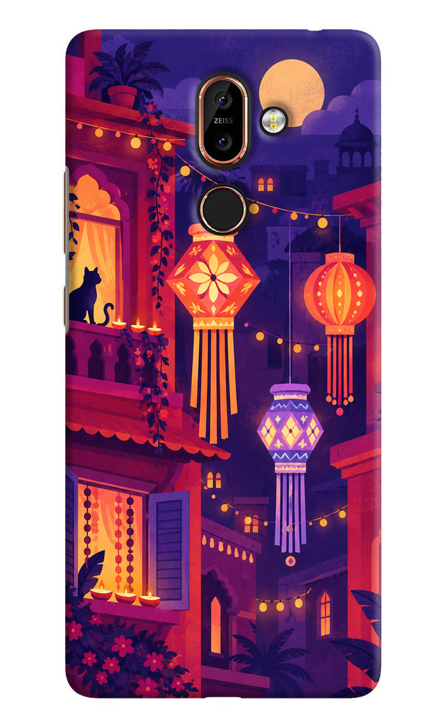 Lantern Lane Nokia 7 Plus Back Cover