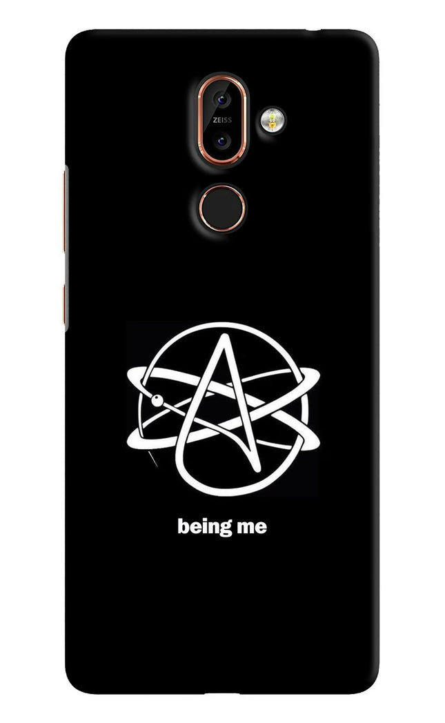 Atheist Symbol Nokia 7 Plus Hard Case Back Cover by Casekaro