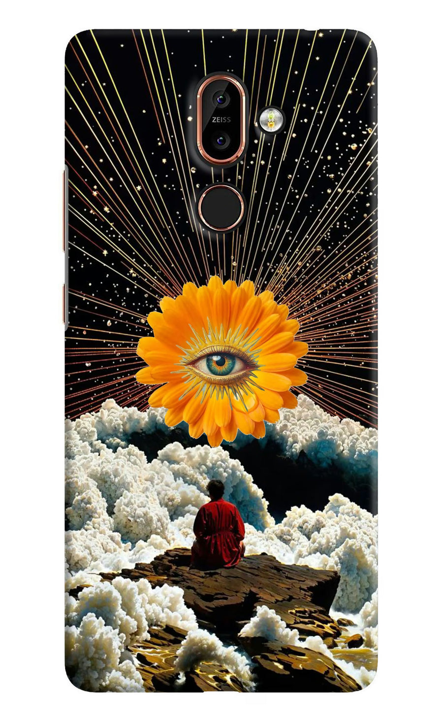 Cosmic Flower Nokia 7 Plus Back Cover, Hard case