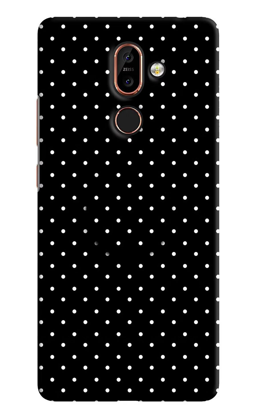 White Dots Nokia 7 Plus Pop Case, Hard case