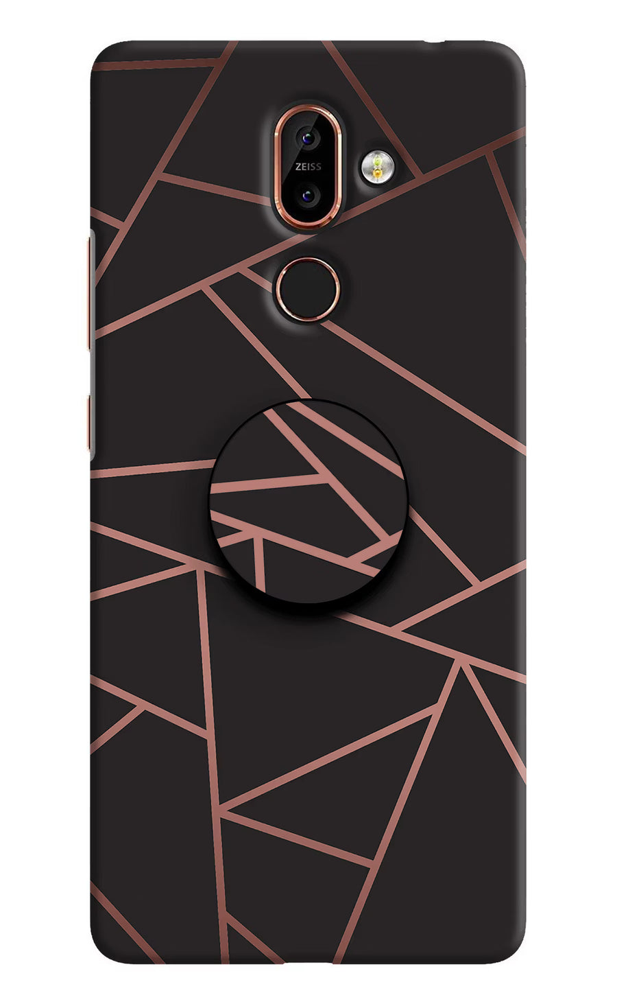 Geometric Pattern Nokia 7 Plus Pop Case, Hard case