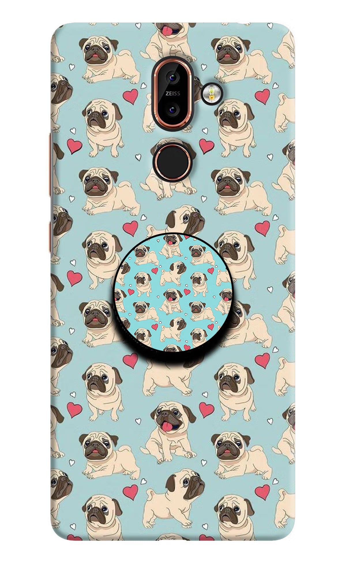 Pug Dog Nokia 7 Plus Pop Case by Casekaro