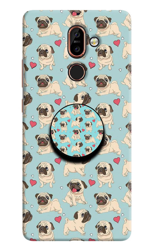 Pug Dog Nokia 7 Plus Pop Case by Casekaro