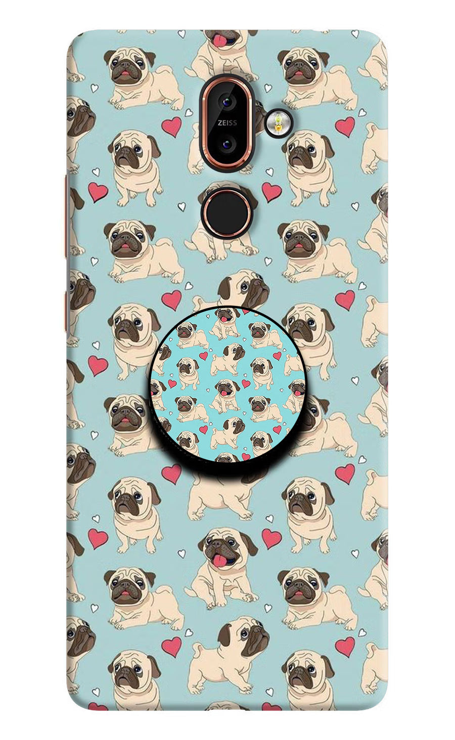 Pug Dog Nokia 7 Plus Pop Case, Hard case