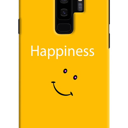 Happiness With Smiley Samsung S9 Plus Hard Case Back Cover by Casekaro