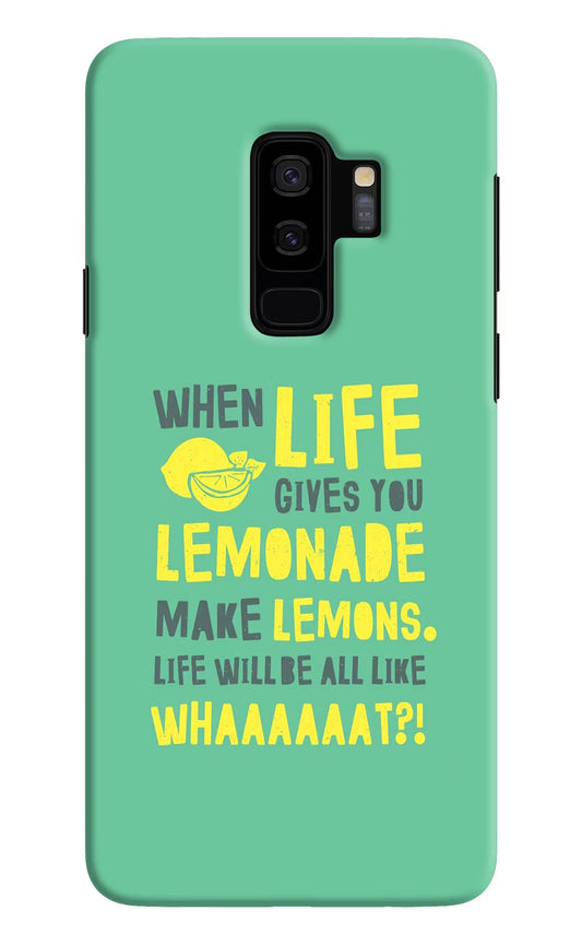 Quote Samsung S9 Plus Hard Case Back Cover by Casekaro