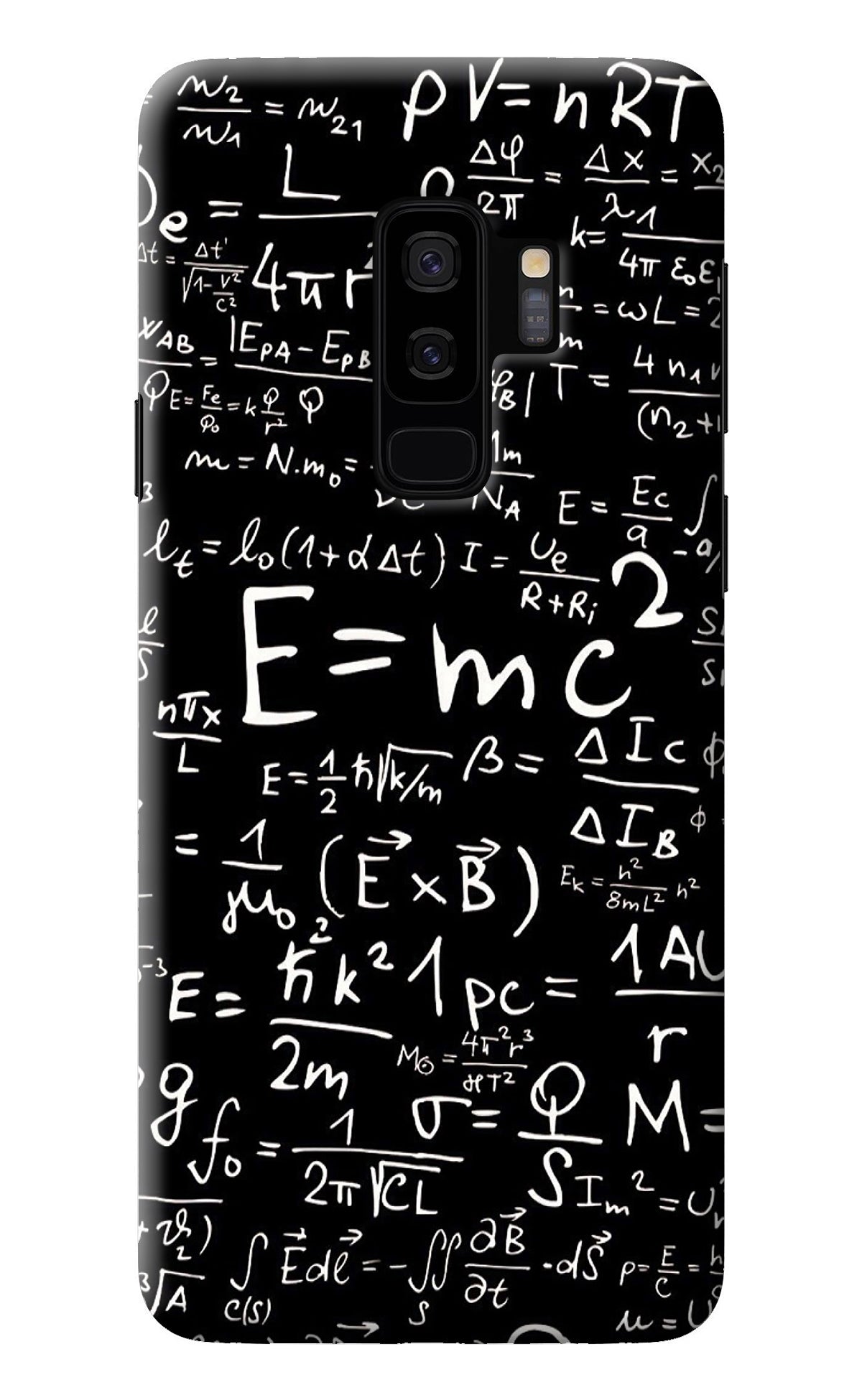 Physics Albert Einstein Formula Samsung S9 Plus Back Cover