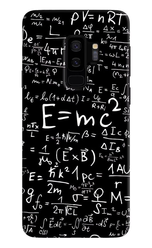 Physics Formula Samsung S9 Plus Hard Case Back Cover by Casekaro