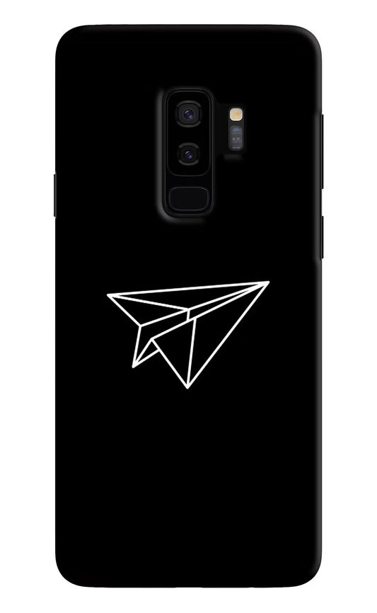 Paper Plane White Samsung S9 Plus Hard Case Back Cover by Casekaro
