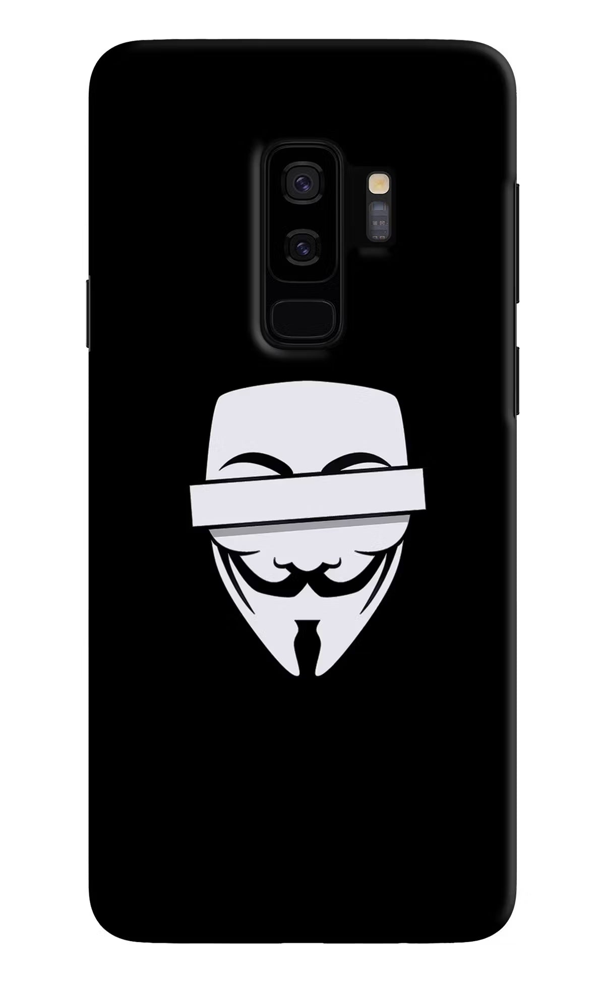 Anonymous Face Samsung S9 Plus Hard Case Back Cover by Casekaro