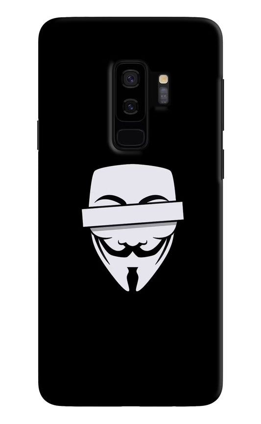 Anonymous Face Samsung S9 Plus Hard Case Back Cover by Casekaro