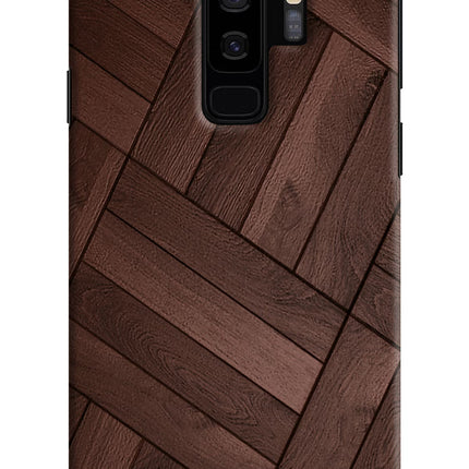 Wooden Texture Design Samsung S9 Plus Hard Case Back Cover by Casekaro