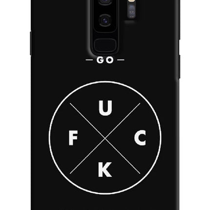 Go Fuck Yourself Samsung S9 Plus Hard Case Back Cover by Casekaro