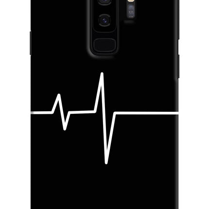 Heart Beats Samsung S9 Plus Hard Case Back Cover by Casekaro