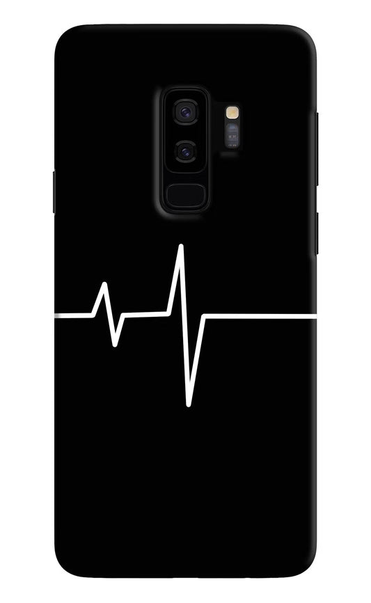 Heart Beats Samsung S9 Plus Hard Case Back Cover by Casekaro