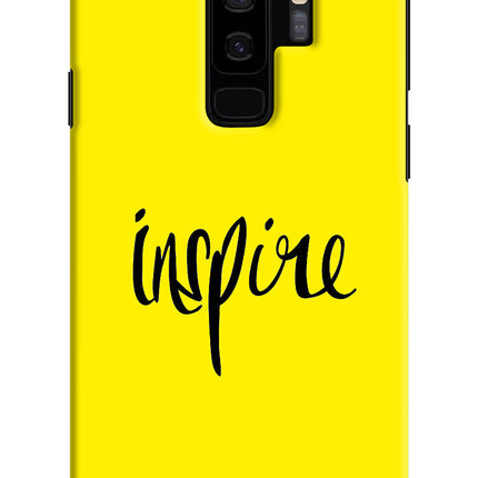Inspire Samsung S9 Plus Hard Case Back Cover by Casekaro
