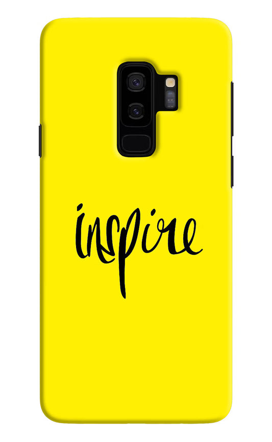 Inspire Samsung S9 Plus Hard Case Back Cover by Casekaro