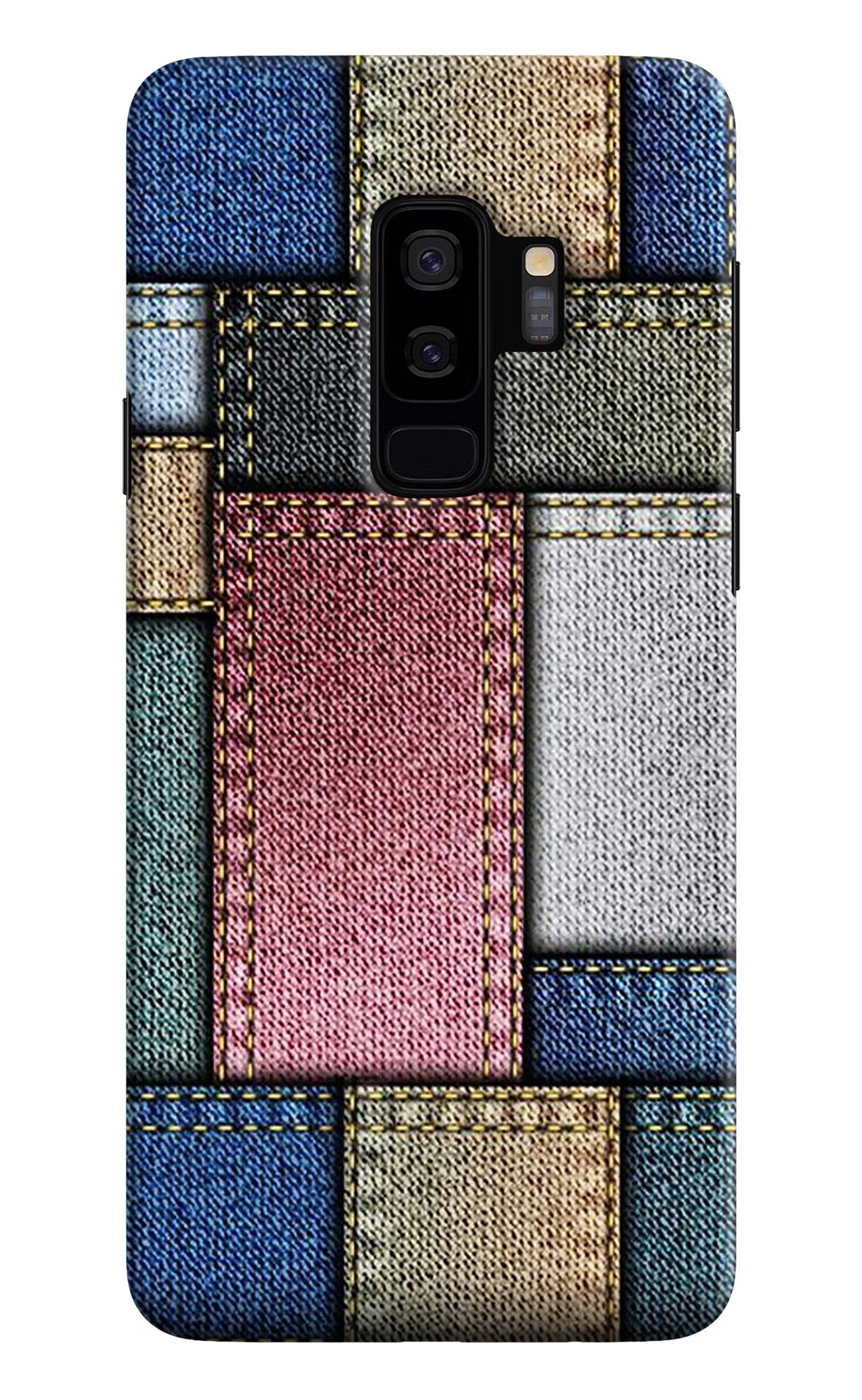 Multicolor Jeans Samsung S9 Plus Hard Case Back Cover by Casekaro