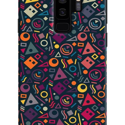 Geometric Abstract Samsung S9 Plus Hard Case Back Cover by Casekaro