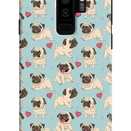 Pug Dog Samsung S9 Plus Hard Case Back Cover by Casekaro